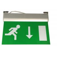 China 220V Maintained Aluminum Exit Sign LED Emergency Lighting Fire Exit Signs factory