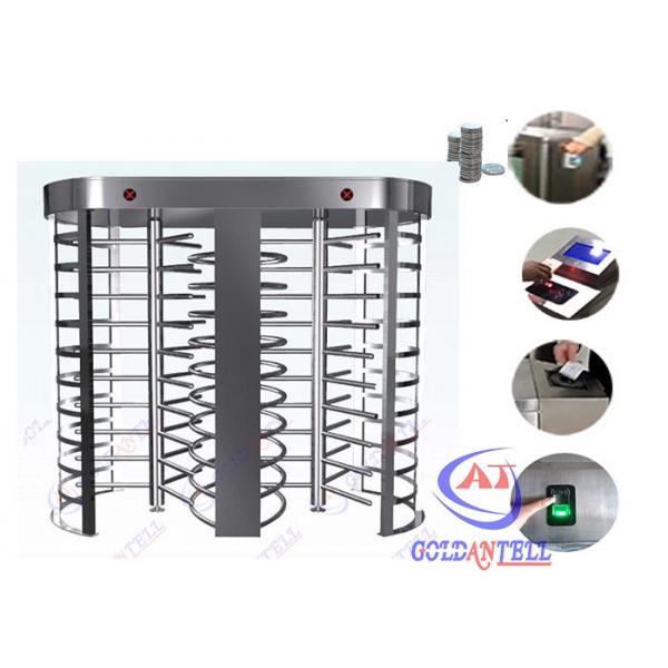 Quality Bi - directional Airports Subway Station single turnstile , Automatic Revolving Door for sale