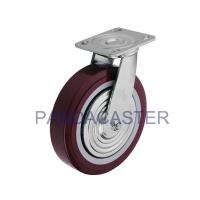 Quality 8 Inch Heavy Duty Caster Wheels , Polyurethane Swivel Casters for sale