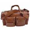 China Genuine Leather Travel Duffel Bags Fashionable For Young Men / Women factory