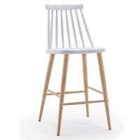 china Simple Windsor chair solid wood dining chair family creative leisure chair dining room stool Nordic negotiating chair