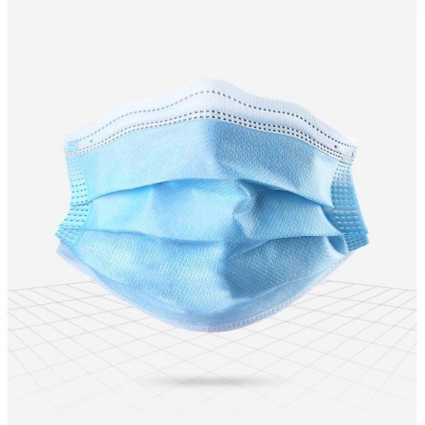 Quality Breathable Disposable Face Mask High Filtration Capacity With Elastic Earloop for sale