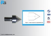China IS015717 Figure 2 75g Fragmentation Test Hammer for Glass Made by Tungsten Carbide factory