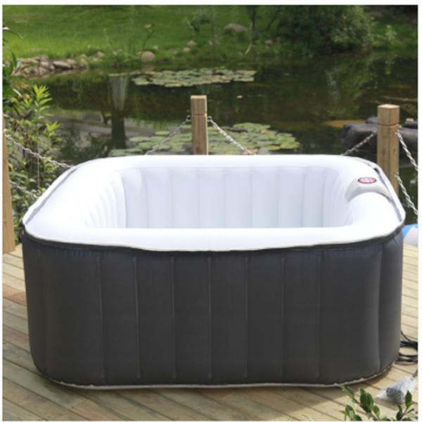Quality Modern 4 Person Garden Hot Tub Outdoor Round Inflatable Spa Tub for sale