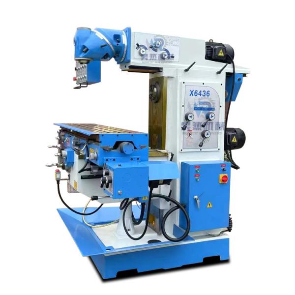 Quality Manual Universal Turret Vertical Milling Machine With Swivel Head for sale
