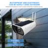 China 1080P 2MP Outdoor IP Surveillance Night Camera Solar Powered Camcorder Waterproof factory