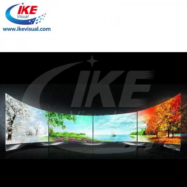 Quality Indoor Flexible Curved LED Display Screen tage Background P4 for sale