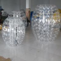 China Transparent Inflatable Bumper Ball Body Bumper Ball 1.0 mm PVC 1.2 / 1.5 m Diameter factory