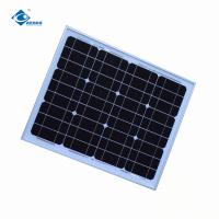 China 18V 30W Reinforced Integrated Solar Panel ZW-30W-18V-2 Mini Mono Solar Energy factory