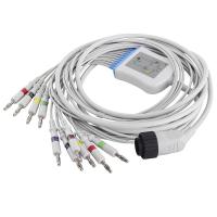 Quality Kenz EKG Cable PC-104 63050074 63050075 16pin IEC 4.0 Banana Connector for sale