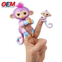 China Customized Plastic Animal Monkey Finger Toys OEM PVC Toys Made Silicone Kid Toy factory