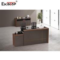 Quality Durable Executive Wooden Office Table , Office Modern Desk ISO9001 ISO14001 for sale