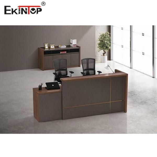 Quality Durable Executive Wooden Office Table , Office Modern Desk ISO9001 ISO14001 Certified for sale