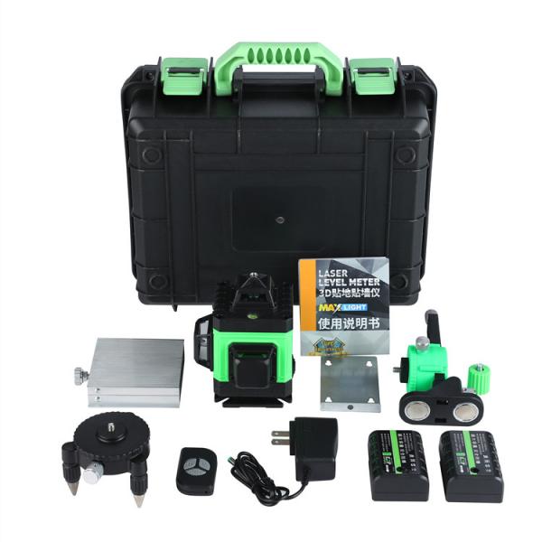 Quality 16 Line Green Beam 4D Laser Level Vertical Horizontal 360 Rotary Self Leveling for sale