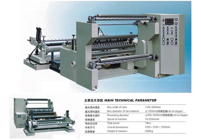 China WFQ-C Series Computer Control High Speed Slitting Machine(3 motor vector control) factory