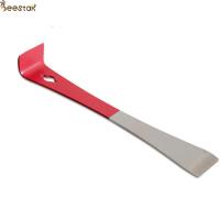 China Apiculture Hive Tools Beekeeping Equipment Red Stainless Steel Hive Tool Scraper factory