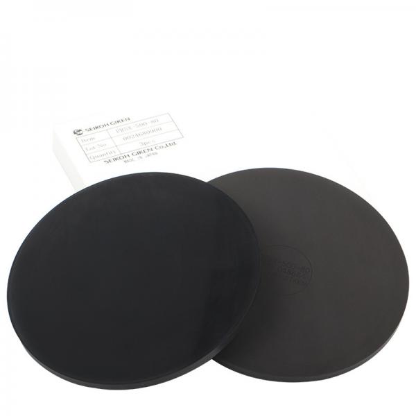 Quality ROHS Compliant Fiber Optic Polishing Tools Rubber Glass Polishing Pad Black for sale