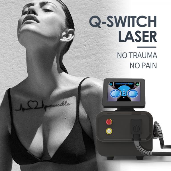 Quality 532 Nm 1064 Nm Q Switch Laser Tattoo Removal Equipment Continuously For 18 Hours for sale