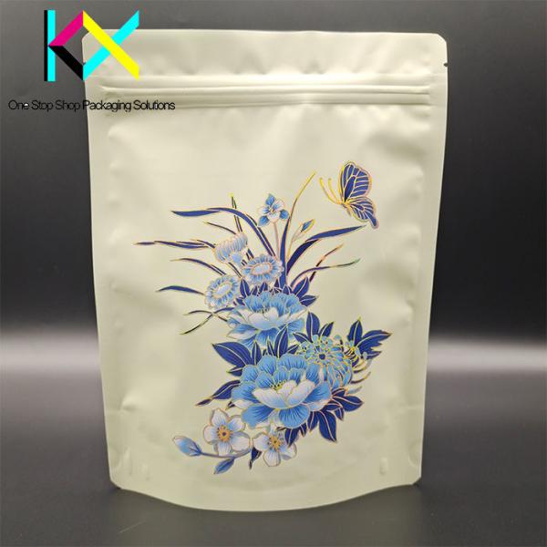 Quality Customizable Plastic Pouch Bags Spot UV Zip Pouch Food Packaging for sale