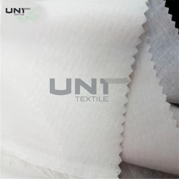 Quality Formal Shirt Interlining Woven Fusible 110gsm Lining Soft Hand Feeling for sale