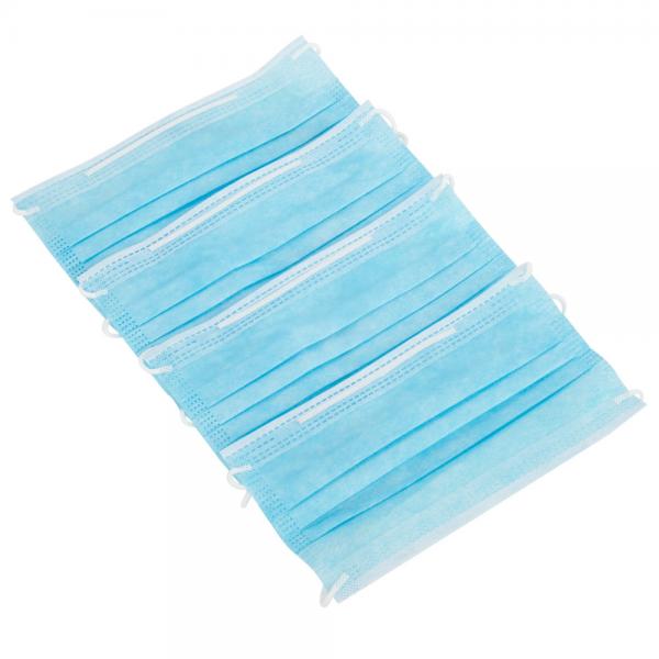 Quality Anti Flu Disposable Face Mask 3 Layers Pp Non Woven Material For House Cleaning for sale