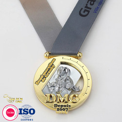 Quality Football Game Metal Sports Medal Black Running Nickel Plated Competition Zinc for sale