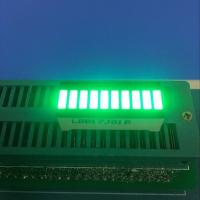 China Pure Green 10 LED Light Bar 120MCD - 140MCD Luminous Intensity factory