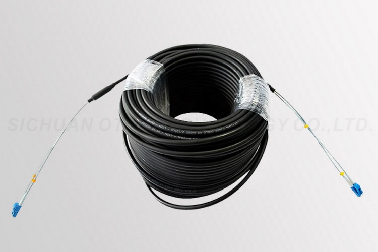 China G652D CPRI Fiber Optic Cable Single Steel Wire Hight Strength Kevlar Yarn Member for sale