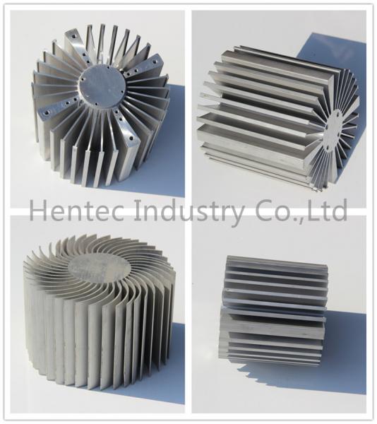 Customized  CNC machining  , Extrusion amplifier heat sink zinc plating