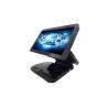 China Aluminium Pc Based Pos System Dual Display 10 Points Capacitive Touch Screen factory