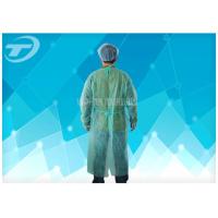 China Blue PP 115*137 Cm Nonwoven Disposable Protective Gowns Soft Hand Feeling for sale