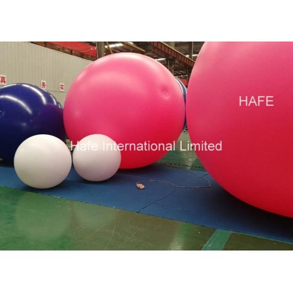 Quality Inflatable Giant Floating Led Lighting Balloons , Pvc Light Up Balloons for sale