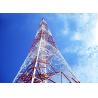 China Smooth Surface Outside Antenna Tower , ASTM 80m Metal Antenna Tower factory