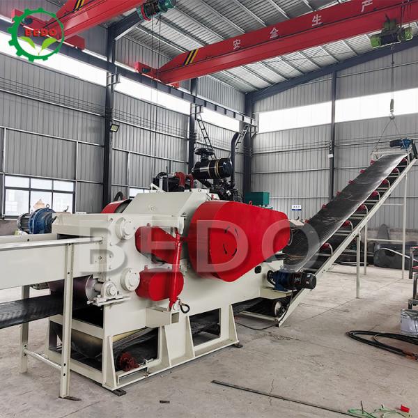 Quality 8500kg Diesel Powered Wood Chip Shredder Machine Customizable for sale