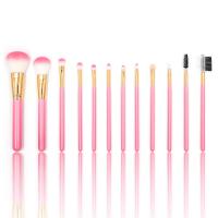 China MSDS Plastic Handle Facial Makeup Brushes For Eyes for sale