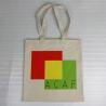 China Silk Screen Red Canvas Tote , Multi Colors Promotional Canvas Tote Bags factory