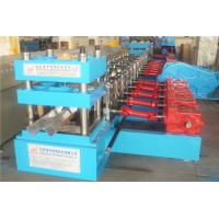 Quality Gear Box Driven GuardRail Roll Forming Machine , Metal Deck Roll Forming Machine for sale