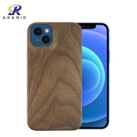 China Sleek iPhone 13 Mini Wooden Phone Case Thickness 0.2mm factory