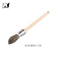 China Multifunctional Round Natural Bristle Paint Brush For Painting 217x15x12mm factory