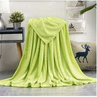 China Soft Flannel Fleece Baby Blanket Small Size Plush Pile 5-8mm Anti-Static Ready to Ship factory
