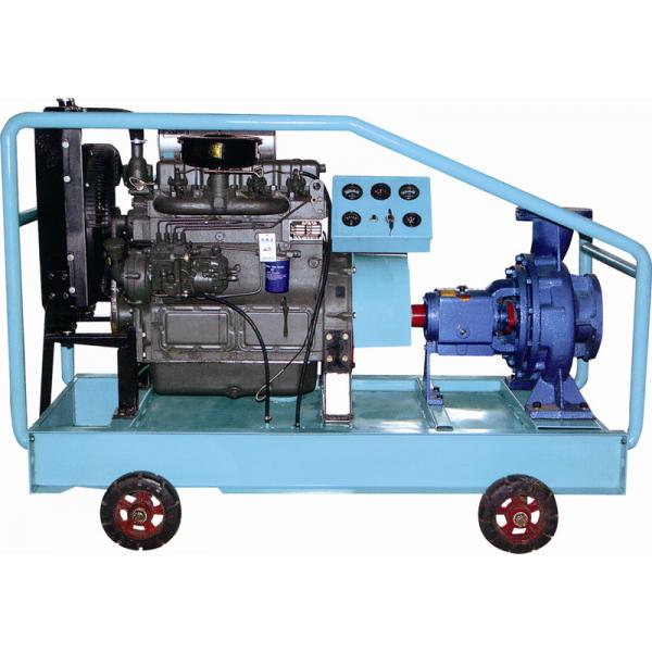 Quality Portable Diesel Water Pump Set With Wheels Trailer for sale
