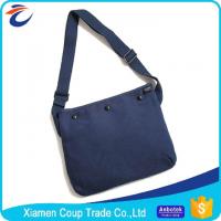 China Multi Pockets Laptop Messenger Bags Canvas Sling Bag With A Tote Hand factory