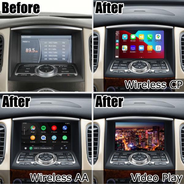 Quality Infiniti QX50 EX35 EX25 EX30d EX37 HD screen wireless Carplay Android Auto for sale