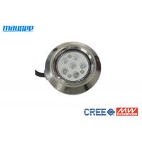 Quality 6x3w RGB Underwater LED Boat Lights with 316 Stainless Steel / DMX Controller for sale