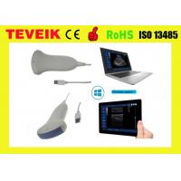 China Portable Medical USB Convex Ultrasound Probe , USB Laptop Ultrasound Transducer work for tablet computer factory