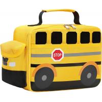China Lunch Box for Kids Boys Girls School Lunch Bags Reusable Cooler Thermal Meal Tote for Picnic (Yellow School bus factory