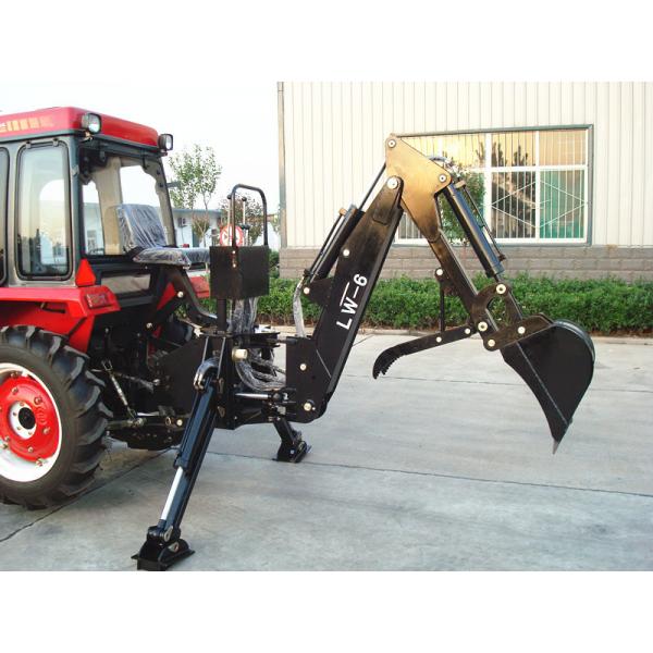 Quality 550kg Tractor Mounted Backhoe Diggers , 35hp Tractor Rear Digger for sale