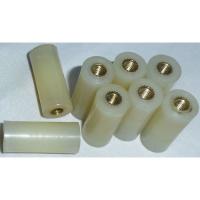 Quality PA66 Brass Nylon Pillars Round M6 Female To Female Standoff Spacers UL 94 V-2 for sale