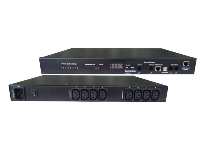 China 1U Smart Switched Remote Power Distribution Unit For Intelligent​ Managed Cabinet for sale