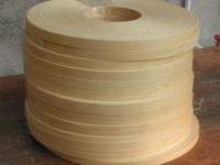 China Natural Golden Birch Wood Veneer Edge Banding Tape/Rolls factory